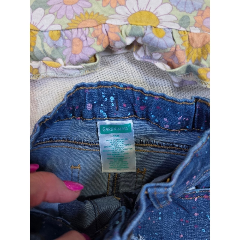 Baby Girls Clothes Bundle Kate Quinn Garanimals 18M 24M Floral Denim Unicorn 5pc - Picture 4 of 9